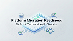 Platform Migration Readiness: A 50-point technical audit checklist for B2B and DTC brands.